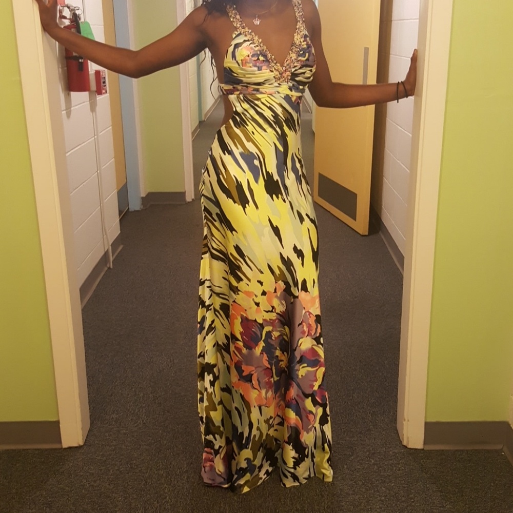 A long  prom dress